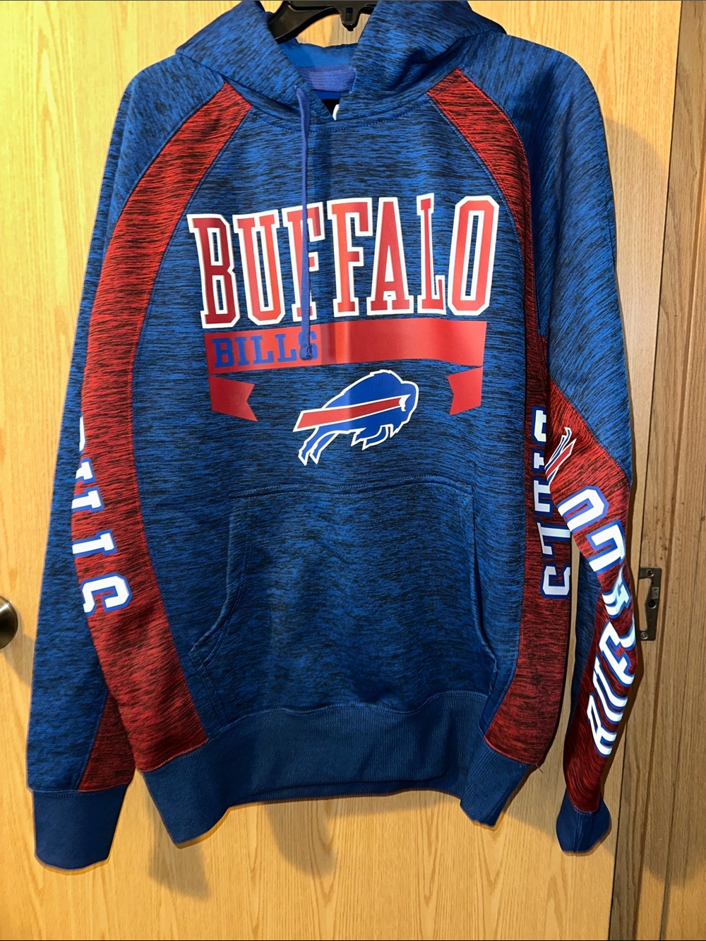 Hands High Women's Blue & Red Buffalo Bills Hooded Sweatshirt